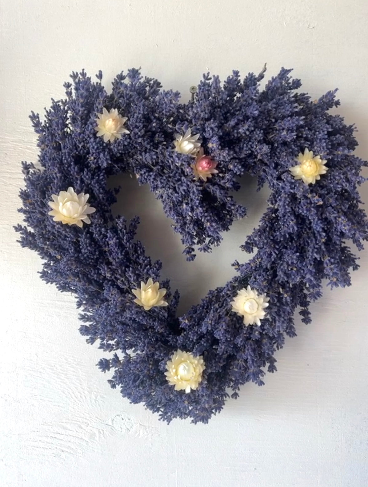 12 inch lavender wreath